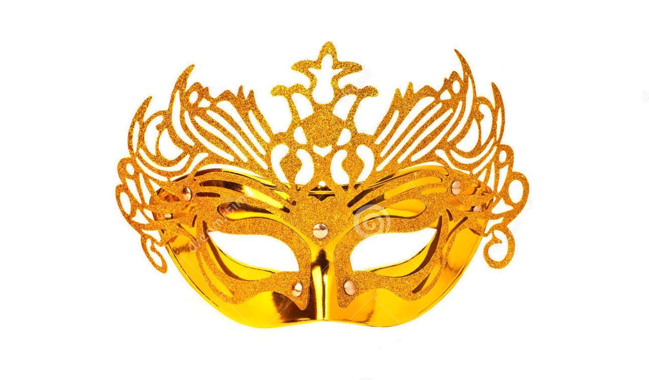golden-carnival-mask-white-background-32259282